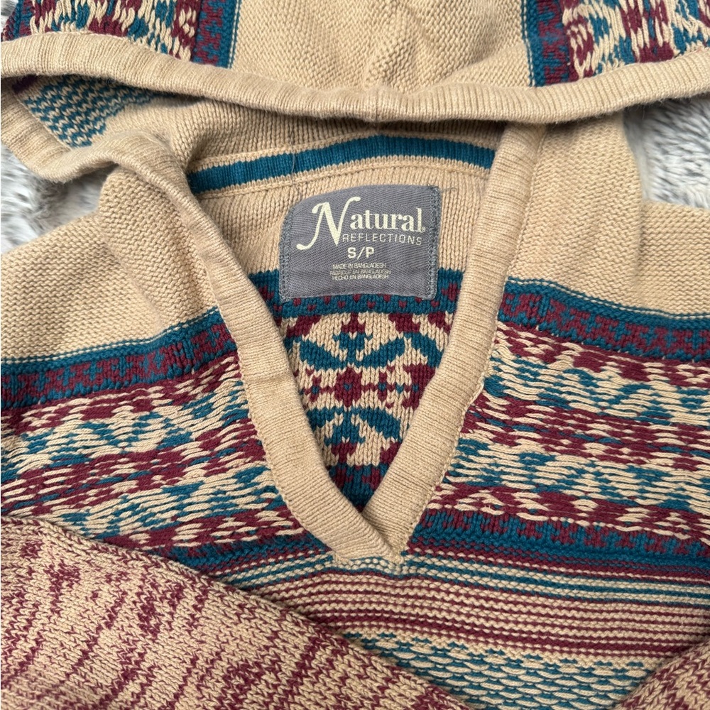 Natural Reflections Multicolor V-Neck Sweater